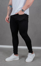 Calça Skinny Acetinado Black Forever T400®